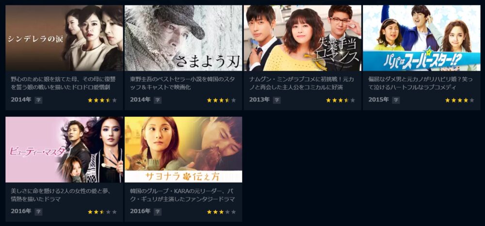 ソ・ジュニョン　ドラマ